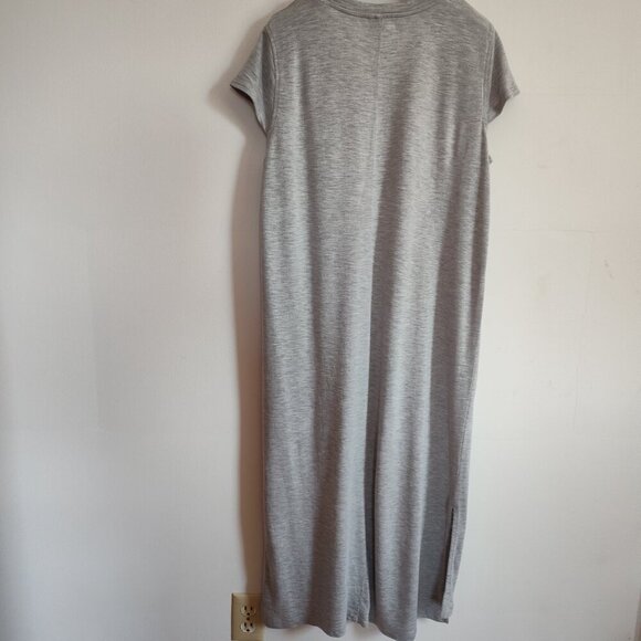 Ladies SZ XL Jessica Simpson Grey Midi Dress - Picture 2 of 3